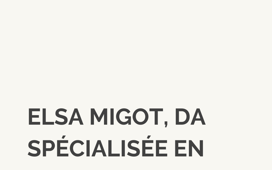 Elsa Migot, directrice artistique spécialisée en motion design