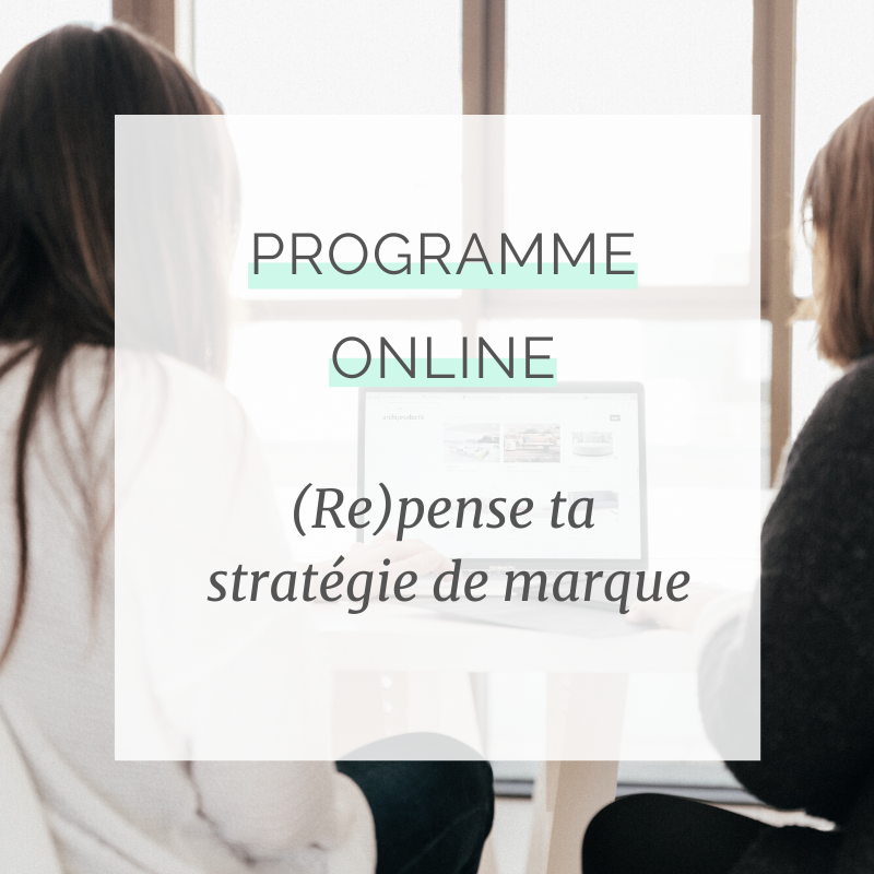 Programme online stratégie de marque