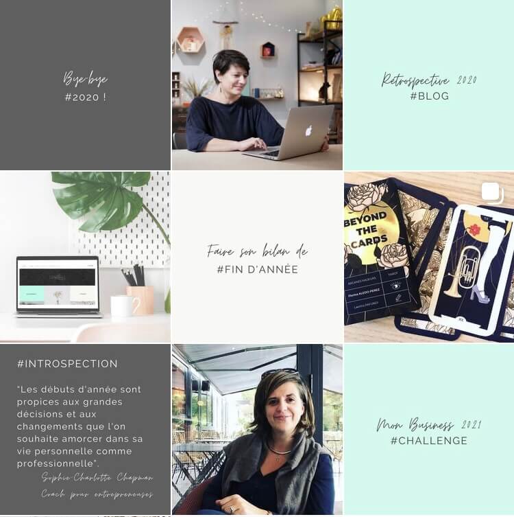 Aperçu du compte Instragram de Sandrine Franchet