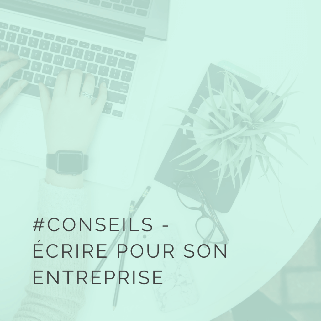 Écrire pour son entreprise