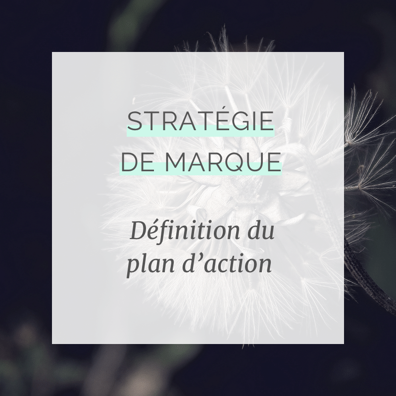 Accompagnement stratégie de marque définition du plan d'action