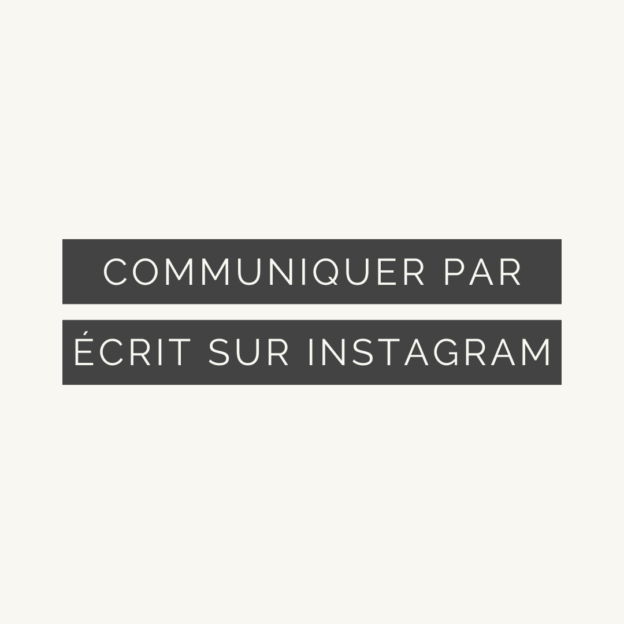 Ecrire pour Instagram