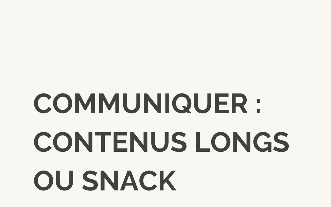 Contenus longs : pourquoi faire des « reels » ne suffit pas