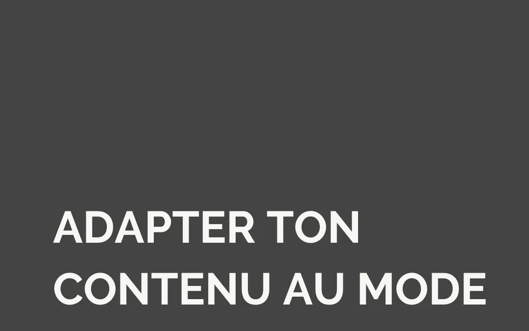 Comment adapter ton contenu au mode IA de Google ?
