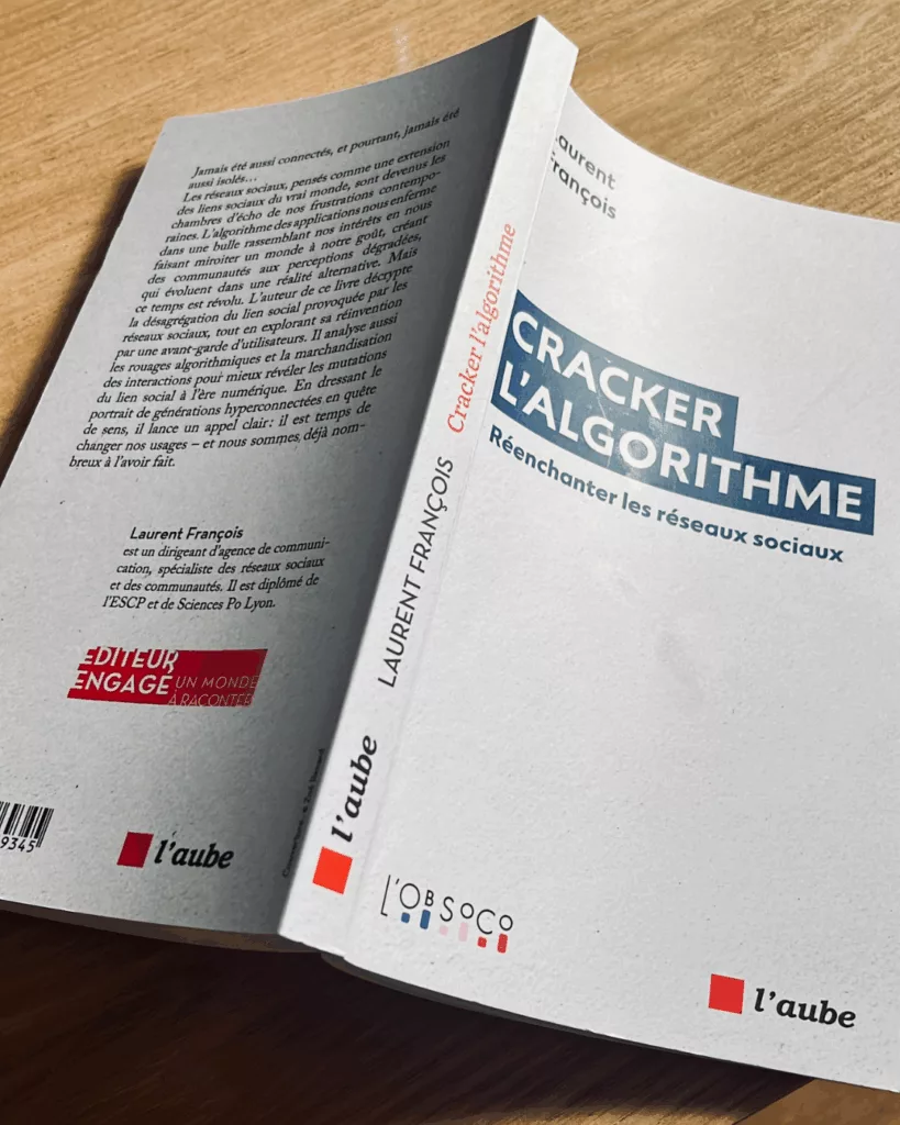 Cracker l'algorithme, de Laurent François, couverture